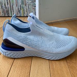 Laceless nike sneakers